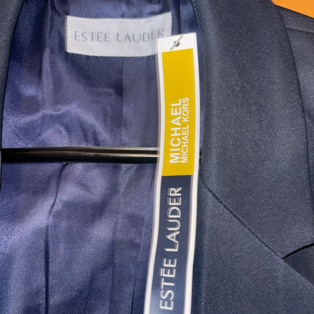 NWT Estée Lauder Midnight Blue Suit Sets: Jackets S & M, both Pants Size 6 - Picture 12 of 12